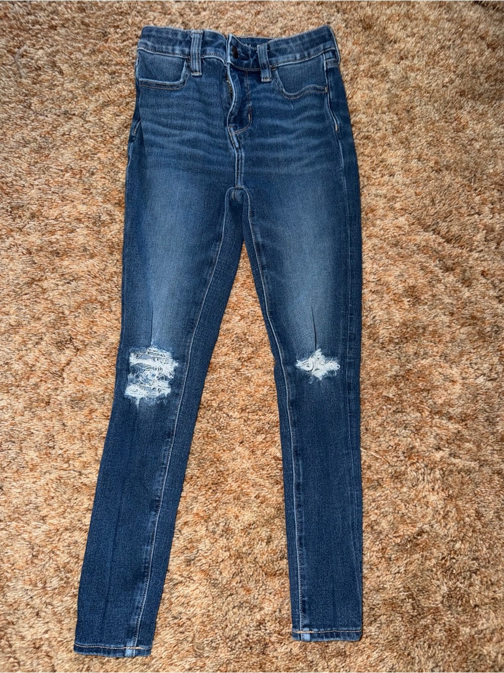 American Eagle  Dark Blue hi Rise Jeggings